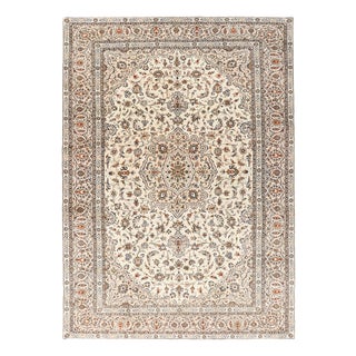 Kashan Cotton Rug, 2000s For Sale