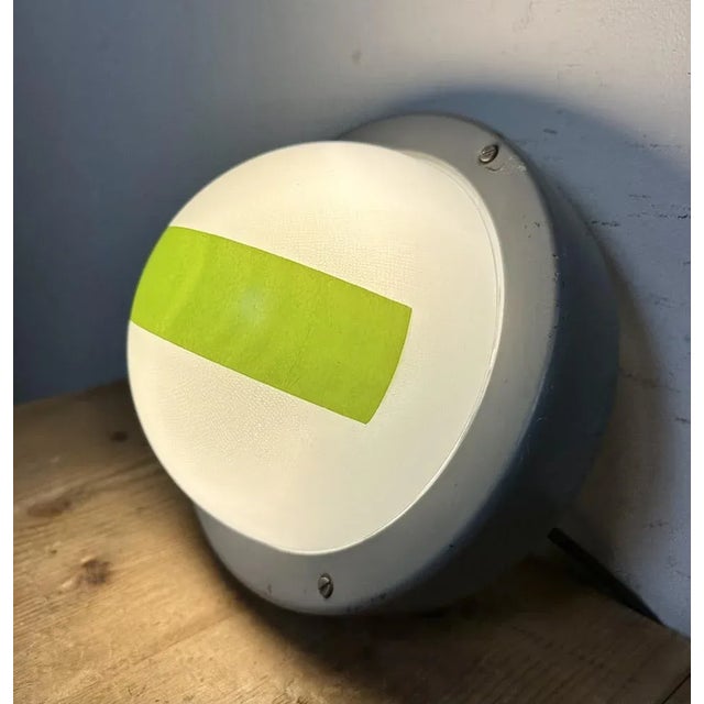Vintage Emergency Wall or Ceiling Light from Elektrosvit, 1970s For Sale - Image 11 of 13