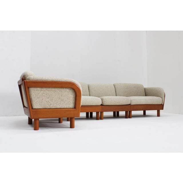 Mid-Century Danish Corner Sofa in Teak by Olsen Laursen, 1960s, Set of 5 For Sale - Image 11 of 15