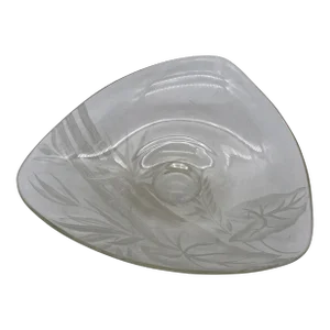 Art Glass Serving Plate by Dorothy C Thorpe