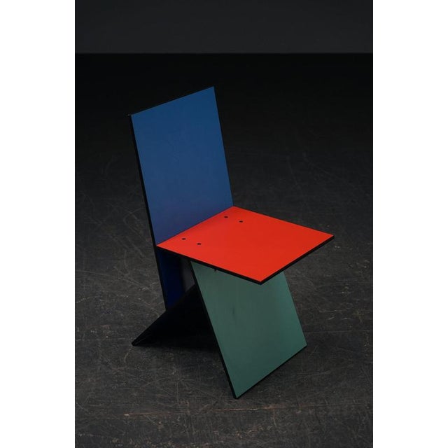 Postmodern Vilbert Side Chair by Verner Panton, 1990s For Sale - Image 10 of 15