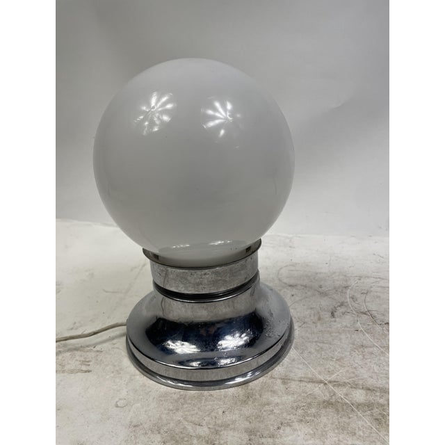 Metal Space Age Table Lamp, 1970s For Sale - Image 7 of 11
