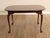High Quality American Made Queen Anne Style Dining Table Constructed Of Solid Cherry. Features A Shaped Rectangular Top...