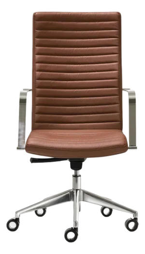 Aurora High Backrest Executive Upholstered Armchair by Quinti Sedute