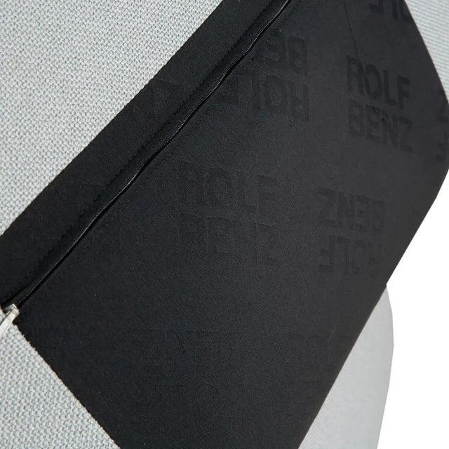 Ego Armchairs in Blue-Grey Fabric from Rolf Benz, Set of 2 For Sale - Image 16 of 18