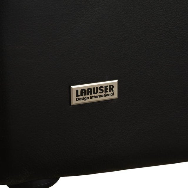 Atlanta 2-Seater Sofas in Black Leather from Laauser, Set of 2 For Sale - Image 11 of 18