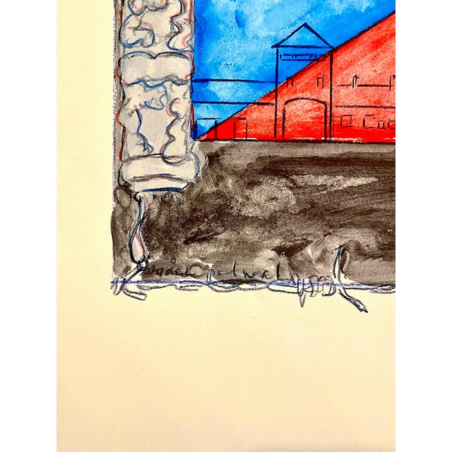 Mark Podwal, Large Archival Pigment Print Judaica Lithograph Mark Podwal Jewish Hebrew Art For Sale - Image 4 of 6