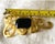 Vendome 1970s Rare Vintage Post Modern Large 5” Vendome Gold Brooch Black Stone For Sale - Image 4 of 6