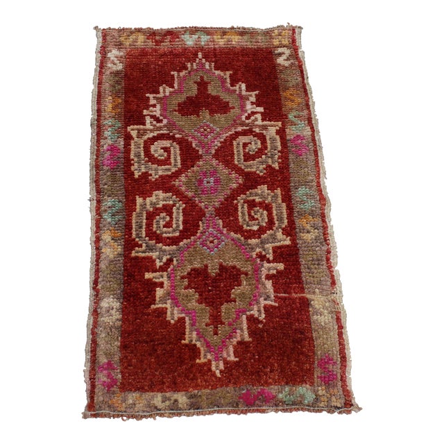 Mini Turkish Rug - 16"x30.5" For Sale