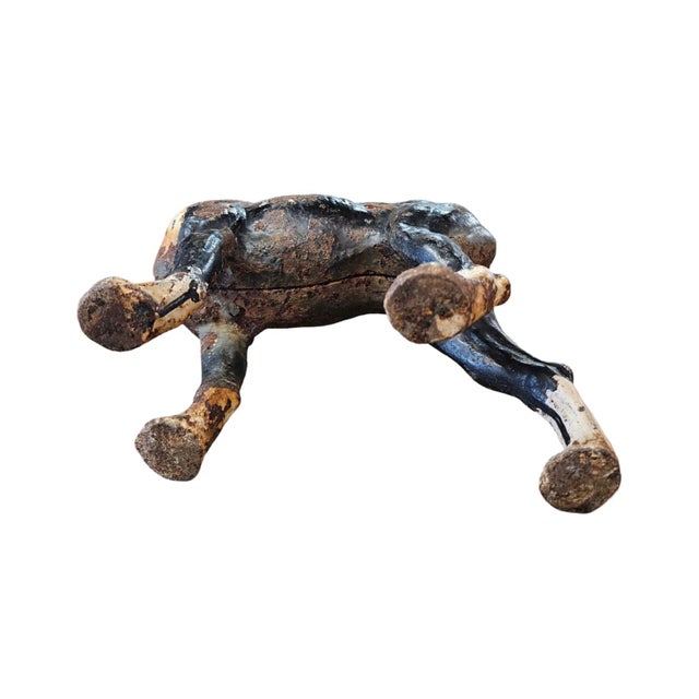 Cast Iron Boston Terrier Doorstop by Hubley C.1910-1940