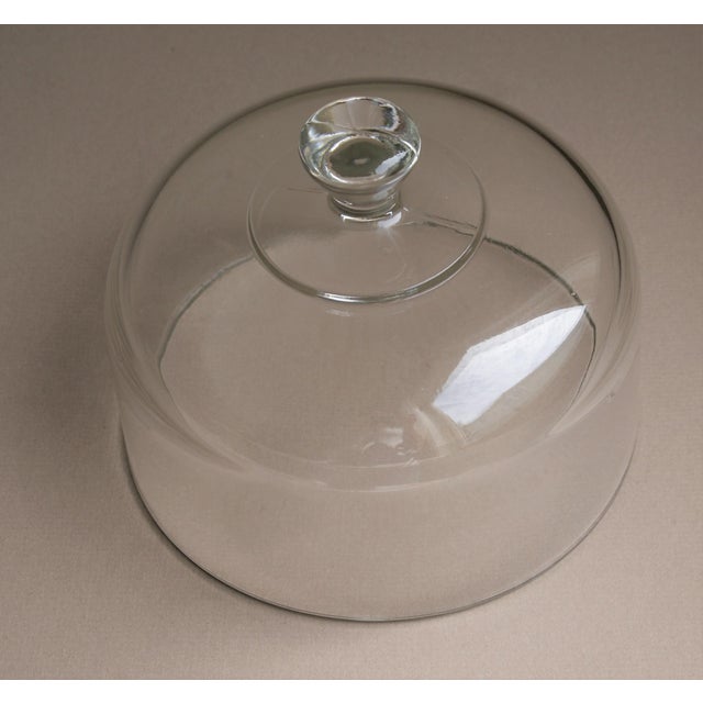 Teak Cheese Server with Glass Dome Chairish