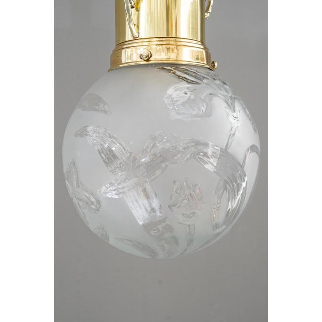 Art Nouveau Ceiling Lamp, Vienna, 1908 For Sale - Image 6 of 12