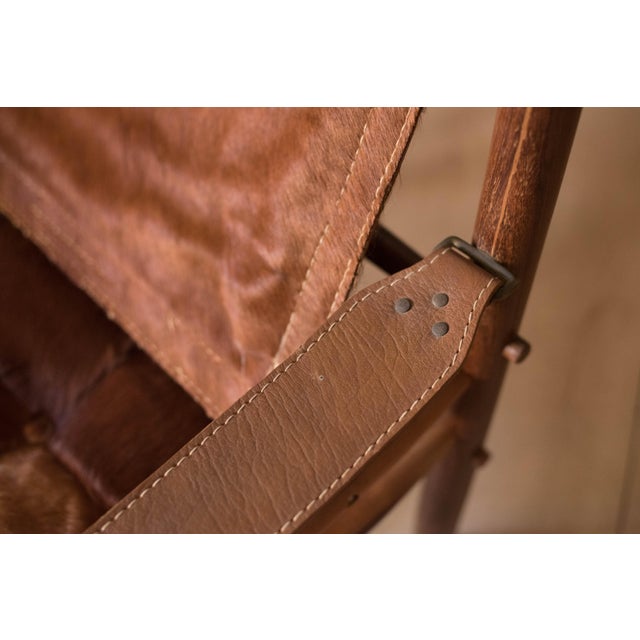 Mid Century Rosewood Sirocco Safari Lounge Chair and Ottoman by Arne Norell For Sale - Image 12 of 18