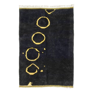 Hand-Knotted Wool Rug by Azele Studio For Sale