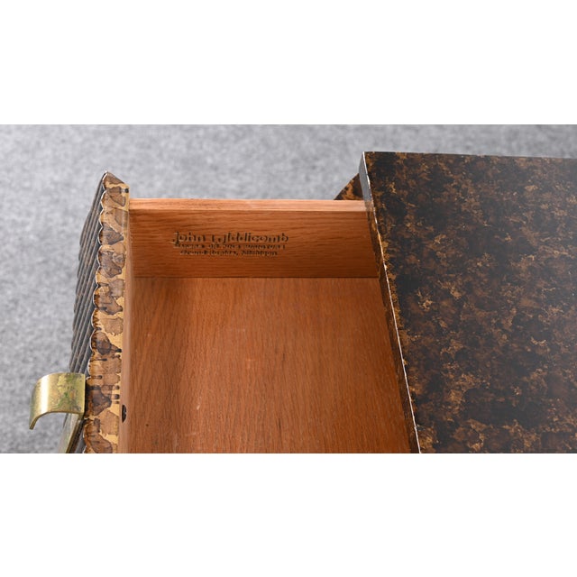 Pair of Bert England for Widdicomb Bombe End Tables, 1965 For Sale - Image 10 of 10