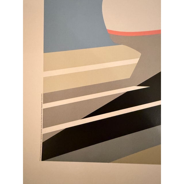 Khaki Michael Schwab - Boston - Acela - Amtrak, C. 2004, Poster on Paper For Sale - Image 8 of 8