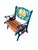 Wood Cast Iron and Mahogany Children's Chair For Sale - Image 7 of 7
