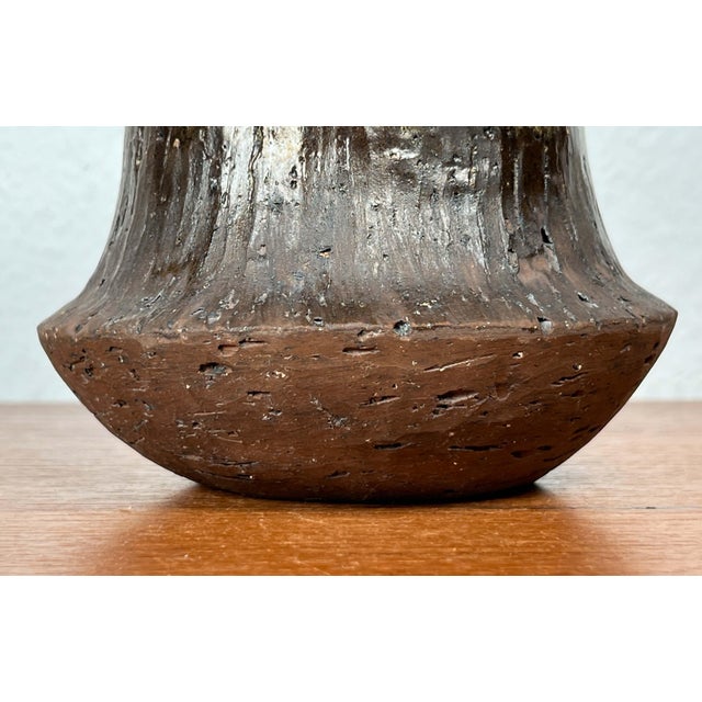 1960s Mid-Century Modern Danish Studio Pottery Carafe Vase from Poul Havgaard, Faaborg, 1960s For Sale - Image 5 of 18