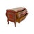 Baroque Shaped Red-Painted Commode with Marble Top For Sale - Image 3 of 7