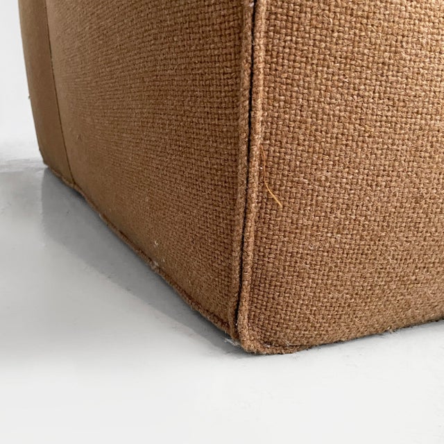 Italian Modern Brown Fabric Le Bambole Bed by Mario Bellini for B&B, 1980s For Sale - Image 12 of 17