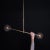Brass 200 x 150 contemporary chandelier by schwung dimensions: d 15 x w 90.5 x h 160 cm materials: solid brass, hand-blown...