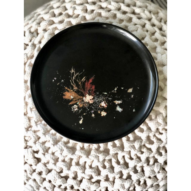 Plastic 1950s Couroc of Monterey Under the Sea Inlaid Bar Tray For Sale - Image 7 of 7