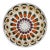 Piero Fornasetti Ceramic Plate With Giostra Di Frutta Pattern, Number 3 in Series For Sale