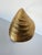 Mid-Century Modern Vintage Brass Mussel Shell Table Lamp With Lucite Base For Sale - Image 3 of 11