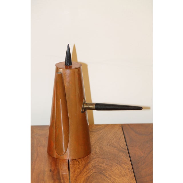 1950s Vintage B&m Douro Copper Chocolate or Coffee Pot For Sale - Image 5 of 8