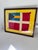 1970s Vintage Nautical Signal Flag Burgee – Bahamas Courtesy — Framed Maritime Textile Art For Sale - Image 5 of 10