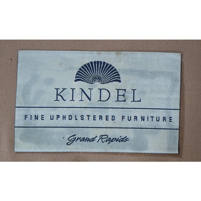 Kindel Grand Rapids Crescent Upholstered Sofa For Sale - Image 17 of 18