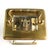 Gold Travel Clock with Case For Sale - Image 8 of 10