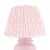 Chinoiserie 21st Century Blush Ceramic Ginger Jar Lamp With Custom Pleated Shade For Sale - Image 3 of 7
