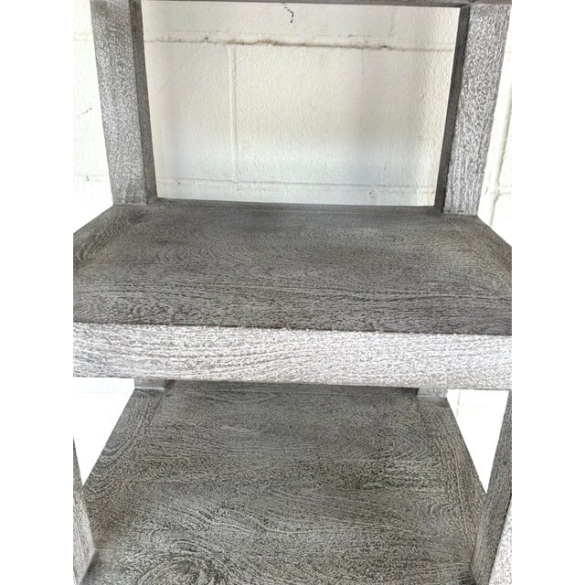 Wood Made Goods Organic Modern Gray Mango Wood Allesandro Tall Cabinet For Sale - Image 7 of 8