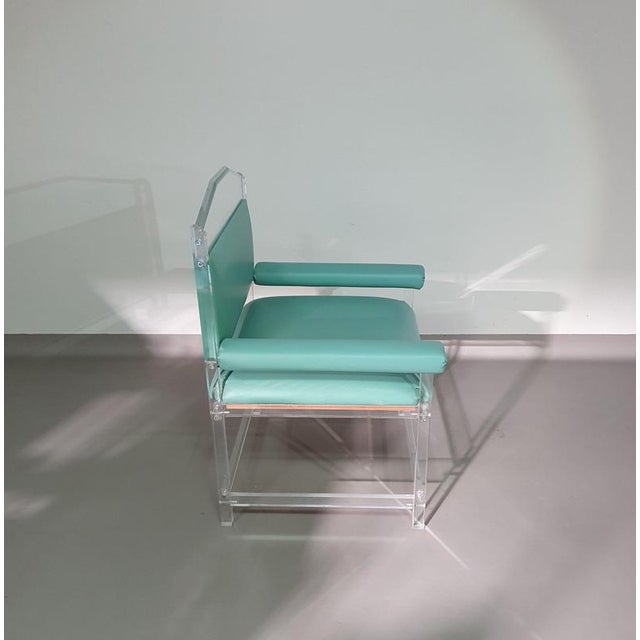 Acrylic Glass Chair, 1980s For Sale - Image 14 of 18