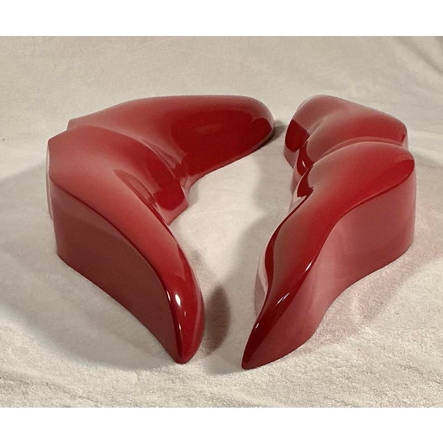 Pop Art Large Modern 3-D Red Lips Wall Mount Handcrafted Original Design by Brian M Chalker for Remi Danielle Modern, 2026 For Sale - Image 3 of 12