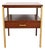 Paul McCobb for Calvin Furniture Linear Group Walnut Two-Tier Nightstand, Newly Refinished For Sale