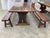 Farmhouse French Oak Farmhouse Table W/ Benches For Sale - Image 3 of 17