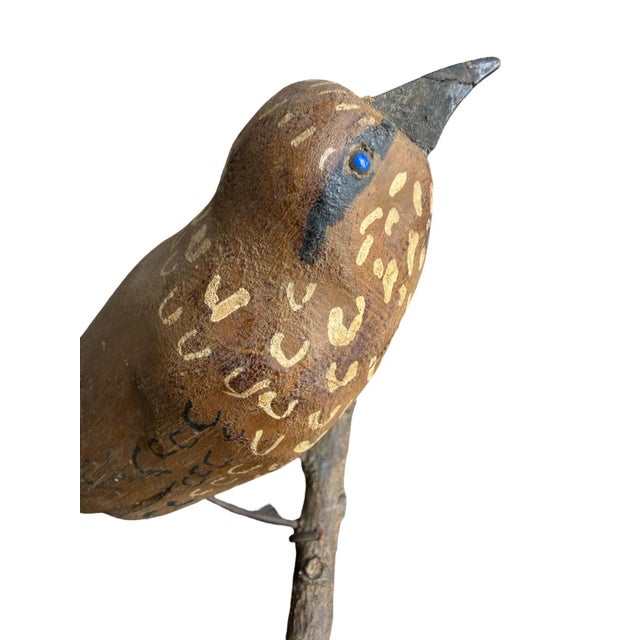 1930s Wood Carved Austrian Bird 77 For Sale - Image 4 of 5