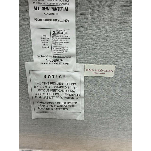 Benny Linden Mid Century Style Office Chair on Casters For Sale - Image 12 of 12