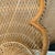 Wood Vintage Japanese Hand-Woven Bamboo Peacock Chair Stand - Wabi Sabi Rattan Display Riser For Sale - Image 7 of 10