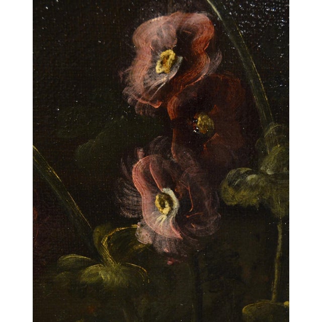 Pieter Casteels III, Floral Still Life, 1700, Oil on Canvas, Framed For Sale - Image 13 of 18