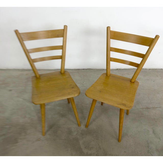 German Brutalist Bistro Chairs - Set of 8 For Sale - Image 11 of 16