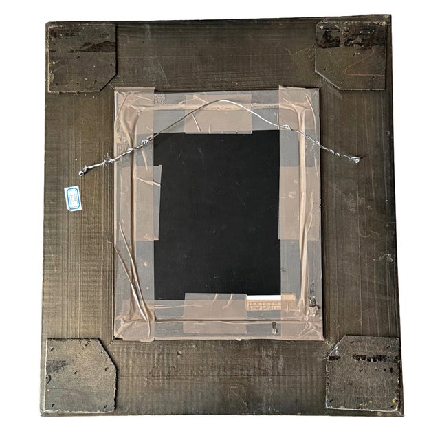 Vintage European Style Gilt Frame Figural Painting Signed S. Depardieu For Sale - Image 4 of 6