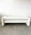 Off-white Vintage 80s Postmodern Off White Boucle Bolster Sofa For Sale - Image 8 of 10