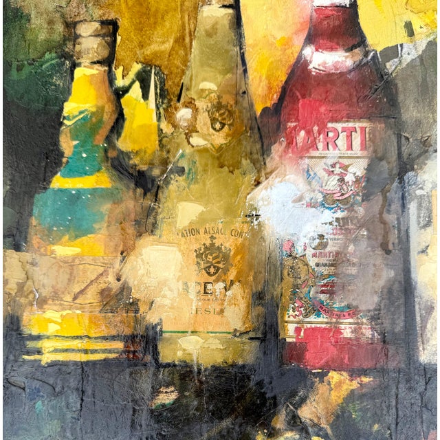 Late 20th Century Jordi Prat Pons, Large Spanish Pop Art Catalan Mixed Media Collage Painting Jordi Prat Pons, 1995-2002 For Sale - Image 5 of 15