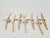 Postmodern Coat Hangers in Brass and Bentwood, 1980, Set of 7 For Sale - Image 4 of 11