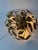 Hollywood Regency Gilt Flush Mount with Branches and Leaves, 1970s For Sale - Image 4 of 17