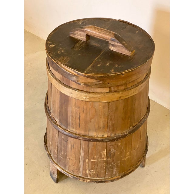 Rustic Antique Rustic Mountain Container For Flour For Sale - Image 3 of 18