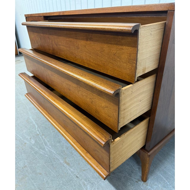 Mid-Century Modern Lane Rhythm Walnut Sideboard For Sale - Image 9 of 10